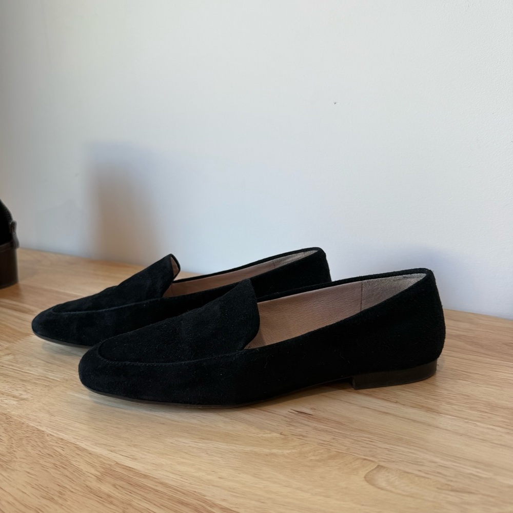 Gianni Bini Black Suede Loafers